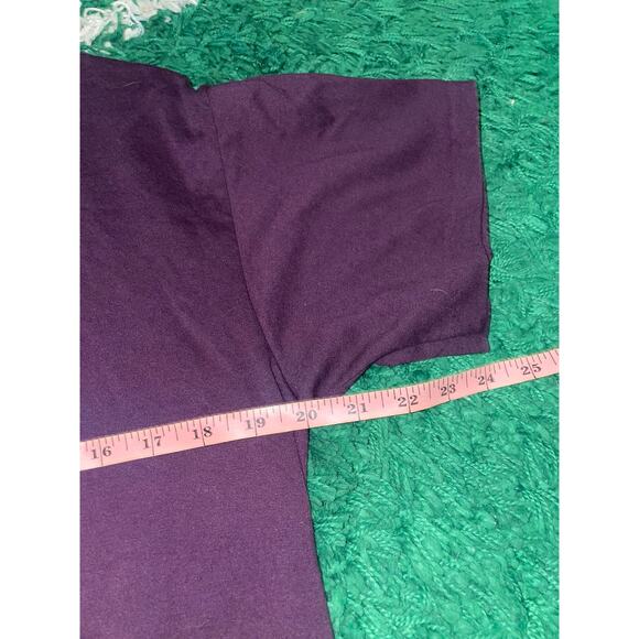 Vintage Super News Shirt School Newcaster Waxman Video Tee Purple VTG 90s Large - Picture 8 of 9